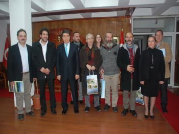 AHMET CENGIZ - Gezici Festival Ekibinden Protokol Ziyareti