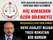 HSYK ve Kılıçdaroğlu arasında ipler gerildi