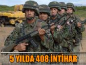 5 yılda 408 asker intihar etti