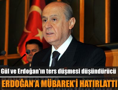 MHP GENEL BAŞKANı - Gül ve Erdoğan'ın ters düşmesi düşündürücü