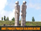 Kars Belediyesi heykelin yıkılmasına karar verdi