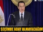 Hüsnü Mübarek: Seçimde aday olmayacağım