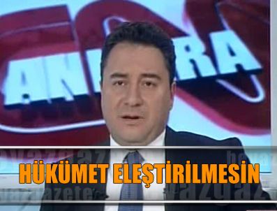 ODA TV - Babacan: 'Yargı bağımsız hükümet eleştirilmesin'