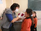 Özel Fırat öğrencilerine diş taraması yapıldı