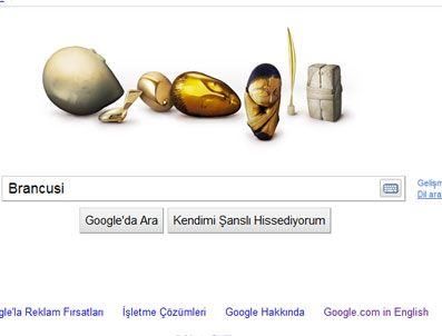 Brancusi Google Doodle'a tema oldu