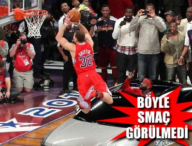 JAMES JONES - Arabanın üzerinden smaç bastı