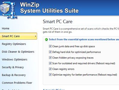 WinZip System Utilities Suite dikkatleri üzerine çekti
