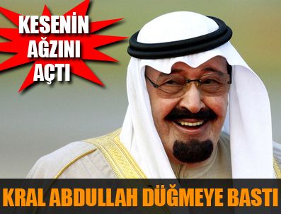 KRAL ABDULLAH - Kral Abdullah kesenin ağzını açtı
