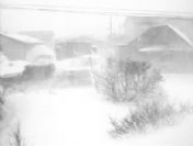 Van'da kar ve fırtına hayatı felç etti