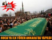 İlk tören Ankara'da yapıldı