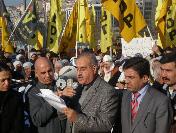 AK Parti önünde ‘toplu mezar‘ eylemi