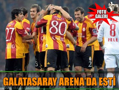 MUSTAFA SARP - Galatasaray yeni evinde şov yaptı