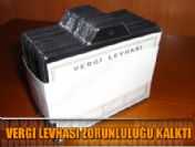 Vergi levhası zorunluluğu kalktı