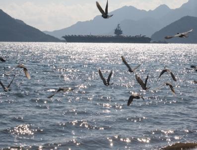 Dünyanın en büyük uçak gemisi Marmaris’te