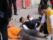 Ankara'da deprem tatbikatı: 15 öğrenci yaralandı