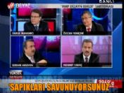 Canlı yayında büyük tartışma