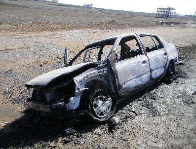 Seyir Halindeki Otomobil Yandı: 5 Kişi Yaralandı