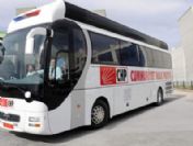 CHP seçim otobüsüne pompalı saldırı
