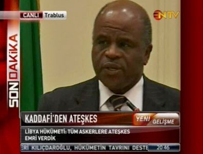 ASLAN GÜNER - Kaddafi hükümetinden ateşkes