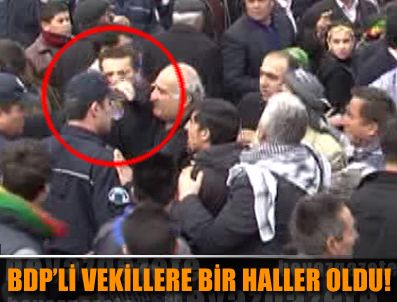 ÖZDAL ÜÇER - BDP'li vekil tartışıtığı polisin şapkasını çıkarıp aldı