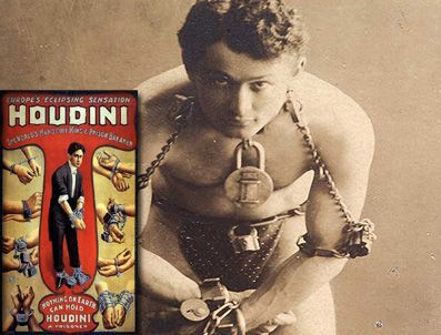 Harry Houdini için Google logo değişimi (Houdini Google'ı büyüledi)