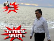 Çektirdiği fotoğrafları twitter'daki kullanıcılarıyla paylaştı