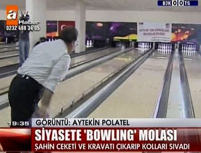 Mehmet Ali Şahin bowling oynadı