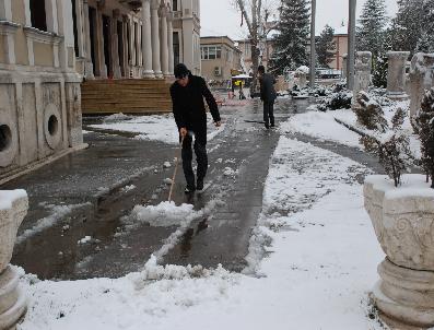 Bolu‘Da Kar Yağışı