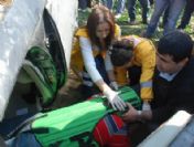 Aracı ile tarlaya uçtu o anda doktor geldi