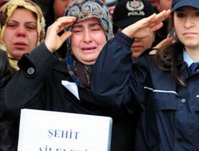 Şehit polis memuru için tören düzenlendi
