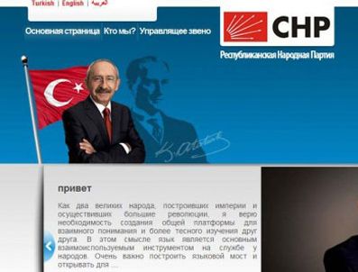 CHP'den Ruslara 'naber' gafı