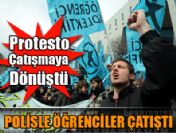 Ankara'da YGS protestosu çatışmaya dönüştü
