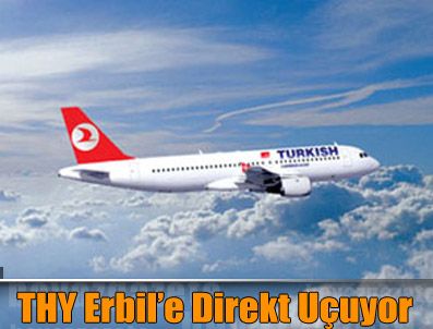 THY 135. Yurtdışı uçuş hattını erbil'e açıyor.