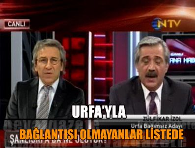 'Urfa'yla bağlantısı olmayan kişiler listede'