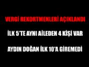 Vergi rekortmenleri listesine Koç damgası