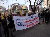 Eğitim-Sen Şifreleme İddialarını Protesto İçin Milli Eğitim Bakanlığı‘na Yürüdü