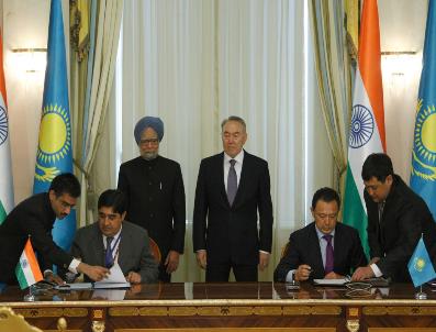 MANMOHAN SINGH - Kazakistan Ve Hindistan Petrol Ve Uranyum Sahasında İşbirliği Yapacak