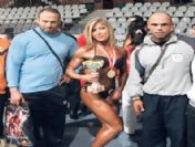 TRT muhabiri vucüt şampiyonu oldu