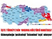 Türkiye'nin okuma kültürü haritası