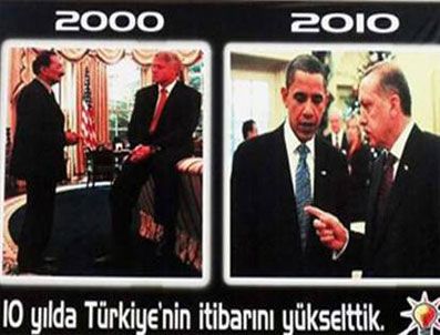 Merhum Başkan Bülent Ecevit'in kullanıldığı afiş kaldırıldı