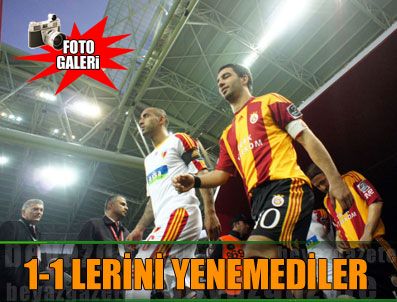 GÖKHAN ZAN - Galatasaray Kayserispor maçı berabere bitti.
