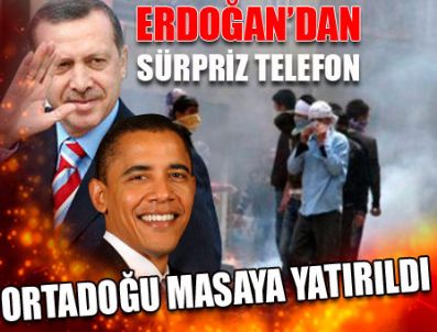 KADDAFI - Başbakan Erdoğan ABD Başkanı Obama ile görüştü