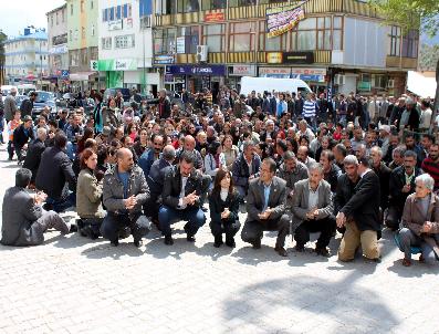 FERHAT TUNÇ - Demokratik Çözüm Çadırının Kaldırılmasına Yürüyüşlü Tepki