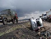 Kars‘ta Trafik Kazası: 2 Yaralı