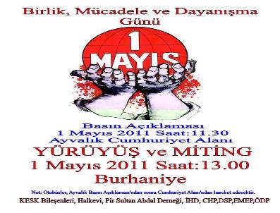 Ayvalık, 1 Mayıs’Ta Burhaniye’Ye Akacak