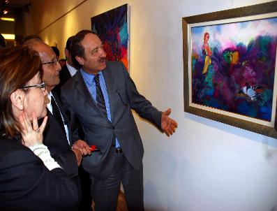 HALIL MAZıCıOĞLU - Bakan Faruk Nafiz Özak‘tan Sergi Açılışı