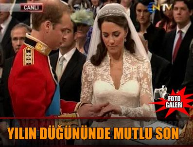 VALENTINE - Prens William ve Kate Middleton evlendi