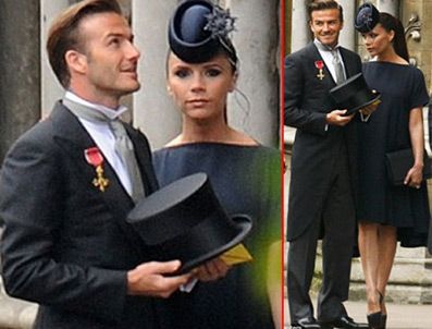 DAVID BECKHAM - Victoria & David Beckham çifti düğünde