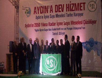 Veysel Eroğlu, İshale Hattının Temel Atma Törenine Katıldı