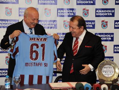 MUSTAFA SU - Trabzonspor Trafik ve Trabzonspor Kasko'nun Sszleşmesi imzalandı